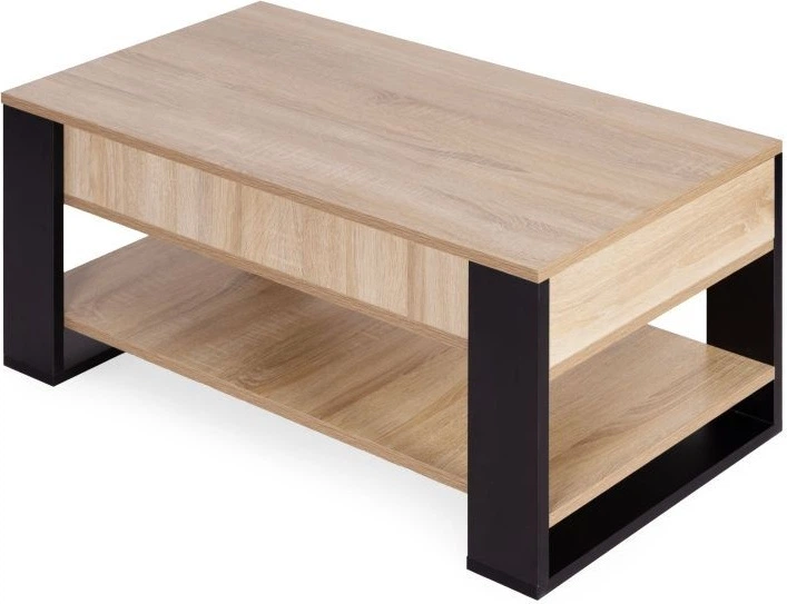 Stolik kawowy ModernHome by Multistore rozkładany 90 cm Dąb Sonoma TH-MST-16-1 (5905817011766) - obraz 3