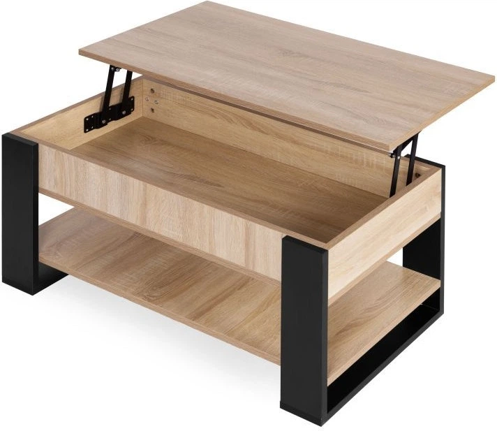 Stolik kawowy ModernHome by Multistore rozkładany 90 cm Dąb Sonoma TH-MST-16-1 (5905817011766) - obraz 5