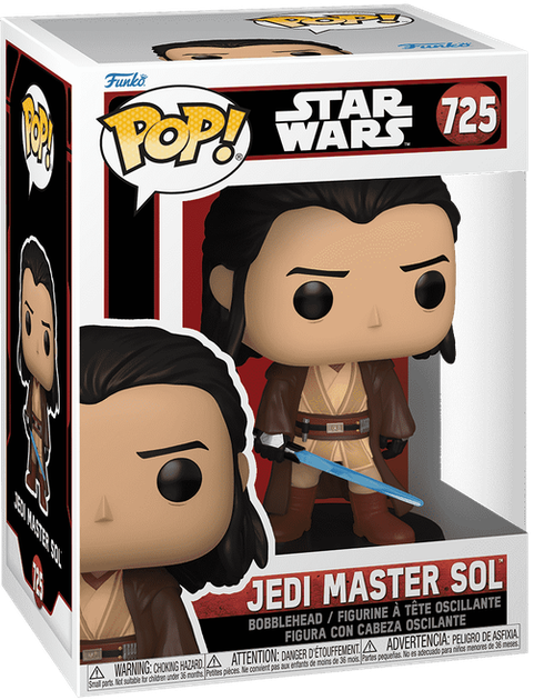 Фигурка Мастер-джедай Сол — Funko Pop! TELEVISION: STAR WARS: THE ACOLYTE — JEDI MASTER SOL #725 - Фото 1 Фигурка Мастер-джедай Сол — Funko Pop! TELEVISION: STAR WARS: THE ACOLYTE — JEDI MASTER SOL #725 - изображение 1