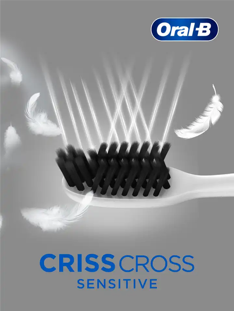 Щетка зубная Oral-B Charcoal Sensitive Extra Soft 2 шт. с углем экстра мягкая щетина - изображение 7