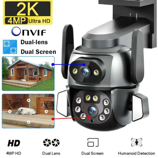 Камера WIFI DOUL CAM Q 821 / Поворотная камера видеонаблюдения - изображение 2
