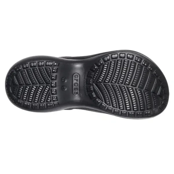 Жіночі крокси на платформі Crocs Classic Bae Clog Чорні 206302-100 W8/38-39/24.6см - Фото 6 Жіночі крокси на платформі Crocs Classic Bae Clog Чорні 206302-100 W8/38-39/24.6см - зображення 6