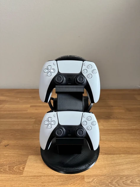 Підставка-органайзер для двох геймпадів Sony PlayStation 5 та навушників. Aivory - изображение 2