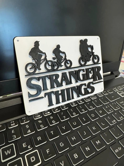 Табличка Stranger Things (Дивні дива) з героями на велосипедах. Aivory - изображение 2