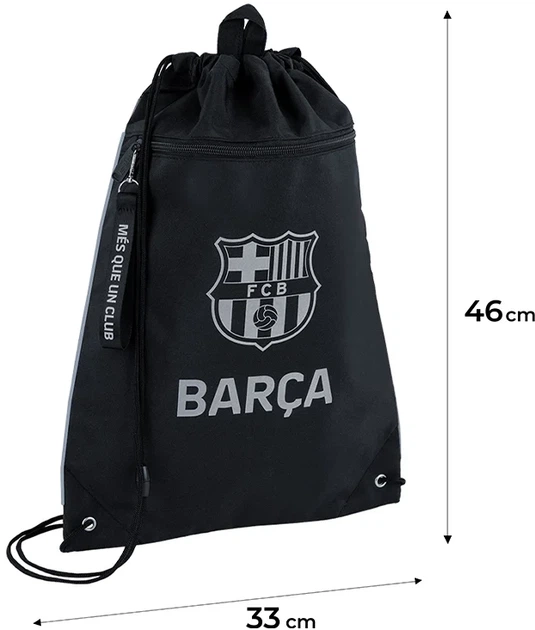 Сумка для взуття Kite FC Barcelona 46х33 см Чорна (BC26-601M-1) - зображення 3