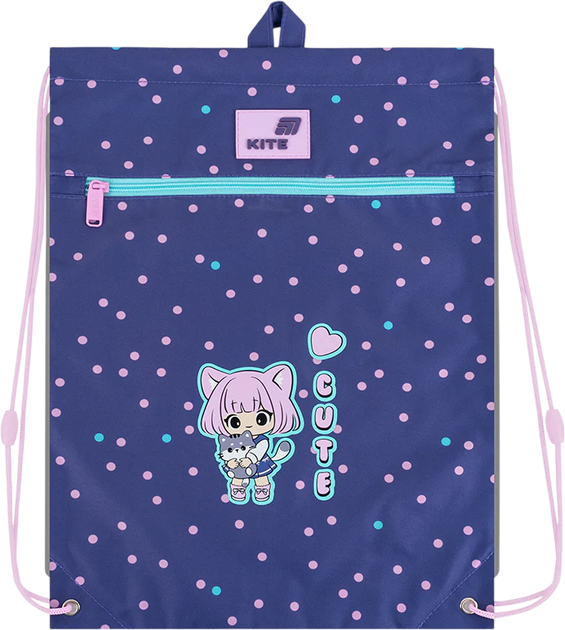 Сумка для взуття Kite Be Friends 46х33 см Фіолетова (K26-601M-7) - зображення 4