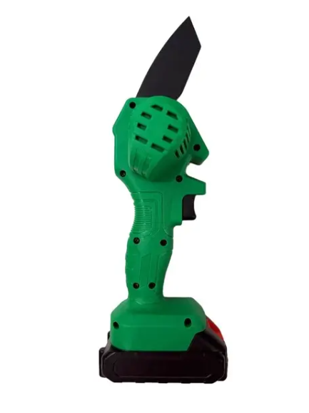 Аккумуляторная мини-цепная пилка 2in1 GREEN, 2 АКБ 24V 1200 mAh, 2 шины 6" и 4", 2 цепи, компактная, легкая, портативная - изображение 3