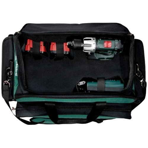 Сумка для инструментов Metabo прочный материал 600D 460x260x280 мм Зеленый (657006000) - Фото 2 Сумка для инструментов Metabo прочный материал 600D 460x260x280 мм Зеленый (657006000) - изображение 2