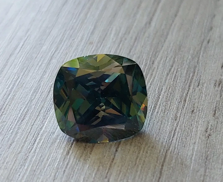 Муассанит 8.10 ct VVS1 13.27 х 12.6 мм (5330) - изображение 4