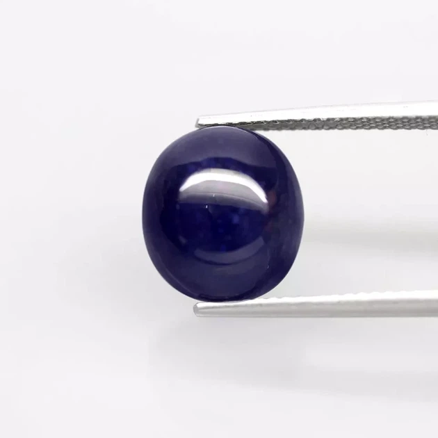 Сапфір кабошон 6.04 Ct 10.5 х 8 х 6.2 мм (43553) - Фото 1 Сапфір кабошон 6.04 Ct 10.5 х 8 х 6.2 мм (43553) - зображення 1