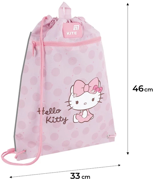 Сумка для взуття Kite Hello Kitty 46х33 см Рожева (HK26-601M-2) - зображення 3