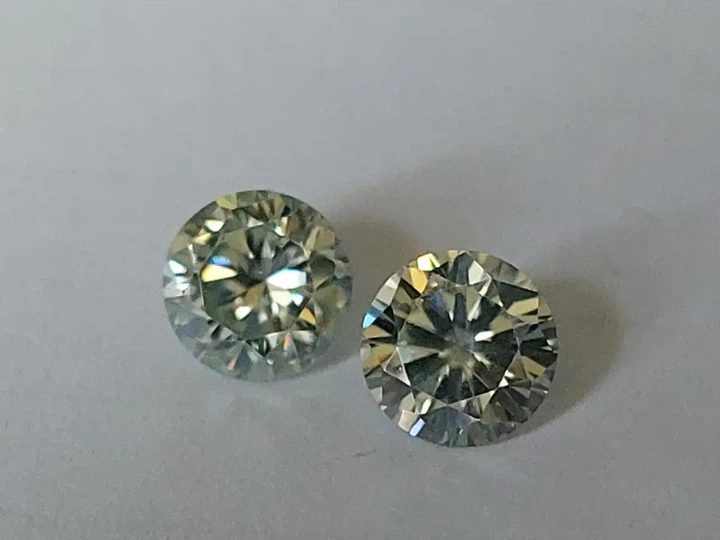 Муассанит пара 1.28 Ct 5.60 mm каждый (1355747) - изображение 3