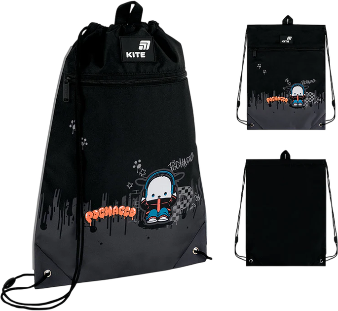 Сумка для взуття Kite Kite 46х33 см Чорна (PC26-601M) - зображення 2