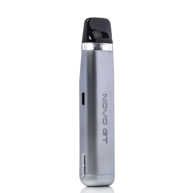 Багаторазова Pod-система Smok Novo GT Silver електронна сигарета смок нове 1300 мАч вейп до 30 Вт подвійний IML-екран швидка зарядка срібна - зображення 7