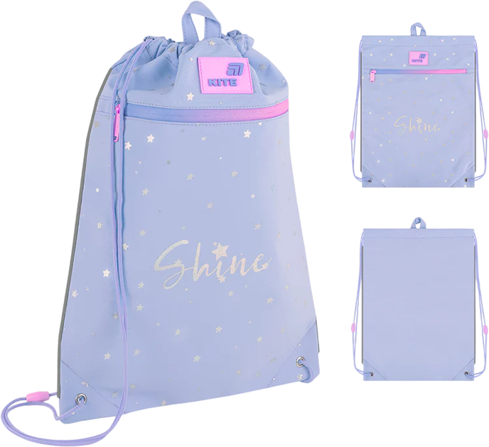 Сумка для взуття Kite Twinke Star 46х33 см Фіолетова (K26-601M-30) - зображення 2