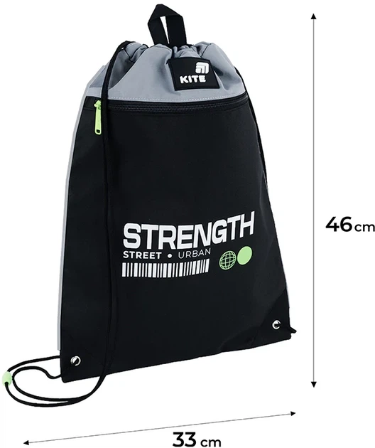 Сумка для взуття Kite Urban 46х33 см Чорна (K26-601M-49) - зображення 3