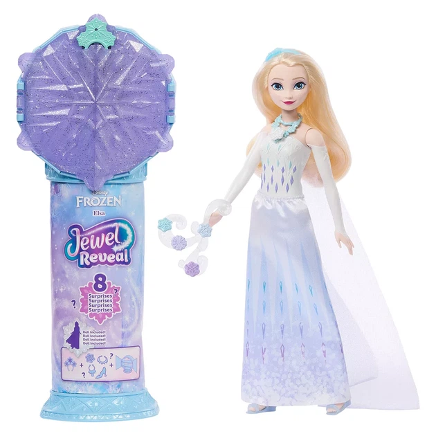 Лялька Disney Frozen Сяйво самоцвітів Ельза (JJY36) - Фото 1 Лялька Disney Frozen Сяйво самоцвітів Ельза (JJY36) - зображення 1
