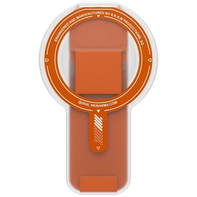 Магнітний тримач Skinarma Arch XE Phaze Smart Grip-Stand Orange (SK-ARCHXE-PHAORG) - Фото 1 Магнітний тримач Skinarma Arch XE Phaze Smart Grip-Stand Orange (SK-ARCHXE-PHAORG) - зображення 1