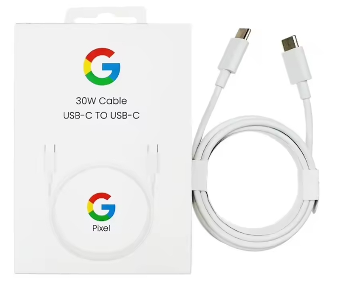 Мережевий зарядний пристрій Google Pixel 45 W USB-C + Кабель USB-C 1 м - Фото 4 Мережевий зарядний пристрій Google Pixel 45 W USB-C + Кабель USB-C 1 м - изображение 4