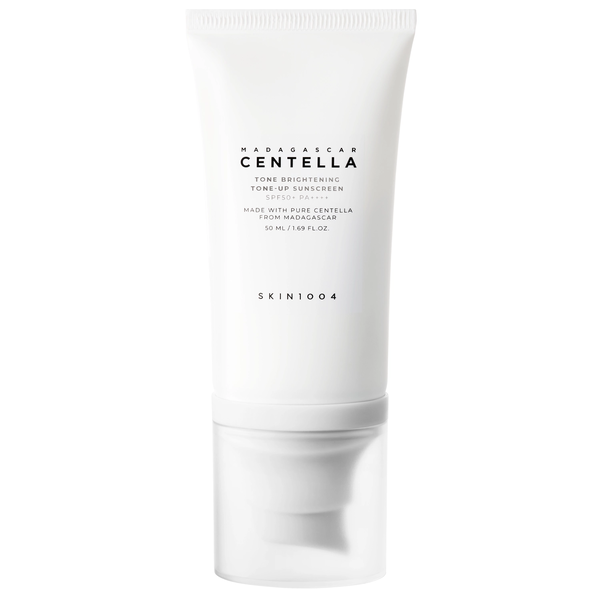 Крем SKIN1004 Madagascar Centella Tone Brightening Tone-up Sunscreen солнцезащитный для выравнивания тона кожи, 50 мл - Фото 5 Крем SKIN1004 Madagascar Centella Tone Brightening Tone-up Sunscreen солнцезащитный для выравнивания тона кожи, 50 мл - изображение 5