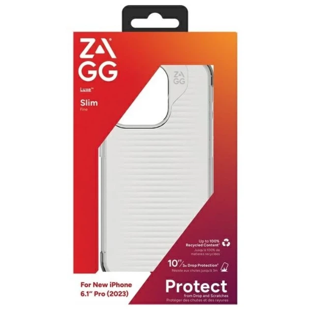 Чохол ZAGG Luxe Snap для iPhone 15 Pro Clear (54671) - Фото 9 Чохол ZAGG Luxe Snap для iPhone 15 Pro Clear (54671) - зображення 9