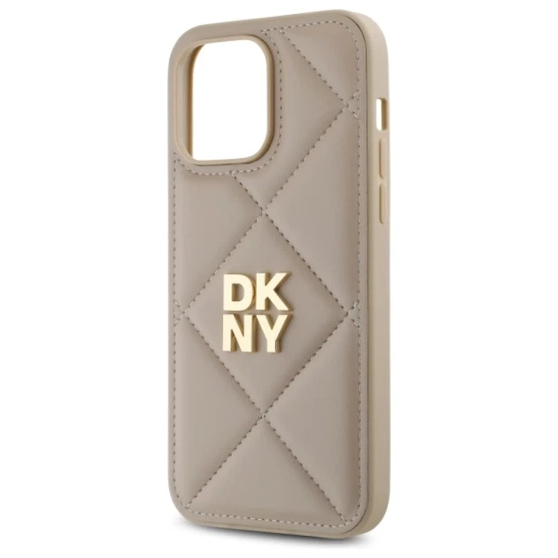 Чехол DKNY Quilted Stack Logo для iPhone 14 Pro Max Beige (DKHCP14XPQDSLE) - Фото 6 Чехол DKNY Quilted Stack Logo для iPhone 14 Pro Max Beige (DKHCP14XPQDSLE) - изображение 6