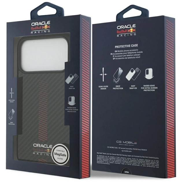 Чохол Red Bull Kevlar Powerbar для iPhone 17 Pro Max Black with MagSafe (RBHMP17X24CFGSMK) - зображення 8
