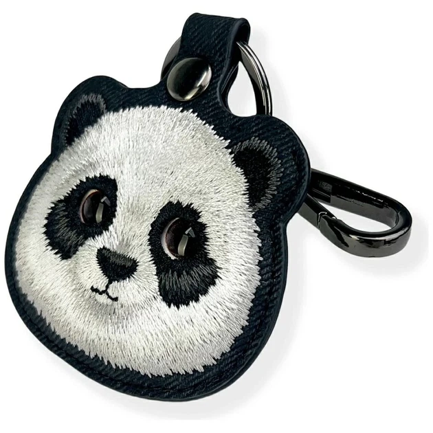 Чехол-брелок Nimmy для AirTag Big Eyed Pet 2.0 Panda Black (N-XDY-YSK-06) - изображение 5