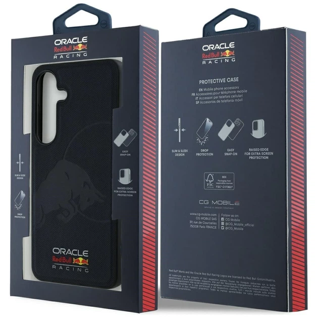 Чохол Red Bull Meshed Debossed Bull для Samsung Galaxy S25 (S931) Navy with MagSafe (RBHMS25S24PUBUFV) - зображення 8