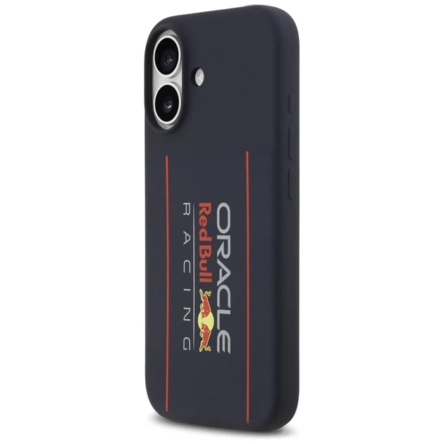 Чохол Red Bull Silicone Oversize Vertical Logo для iPhone 17 Navy with MagSafe (RBHMP17S24SIOLRV) - зображення 2