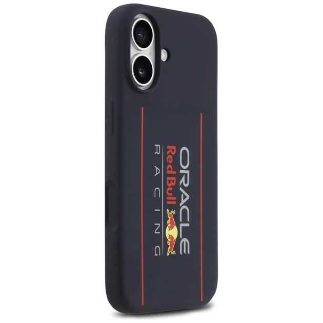 Чохол Red Bull Silicone Oversize Vertical Logo для iPhone 17 Navy with MagSafe (RBHMP17S24SIOLRV) - зображення 4