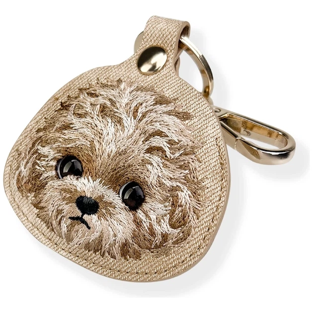 Чехол-брелок Nimmy для AirTag New Big Eyed Pet 2.0 Dog Brown (N-XDY-YSK-014) - изображение 3