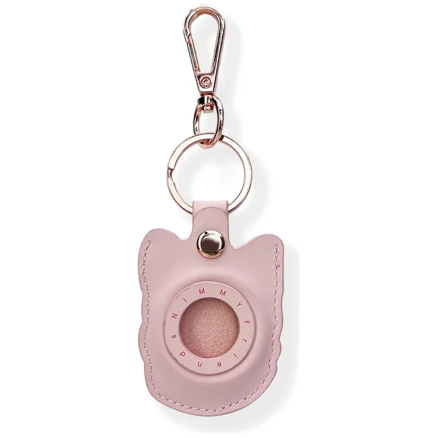 Чехол-брелок Nimmy для AirTag Glasses Cool Cat Pink (N-YJ-YSK-04) - изображение 2