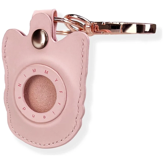Чехол-брелок Nimmy для AirTag Glasses Cool Cat Pink (N-YJ-YSK-04) - изображение 4