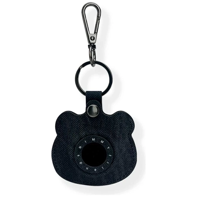 Чехол-брелок Nimmy для AirTag New Big Eyed Pet 2.0 Panda Black (N-XDY-YSK-06-A) - изображение 2