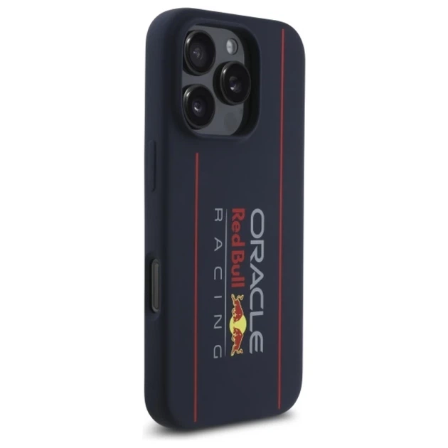 Чохол Red Bull Silicone Vertical Logo для iPhone 16 Pro Max Navy with MagSafe (RBHMP16X24SIOLRV) - зображення 4