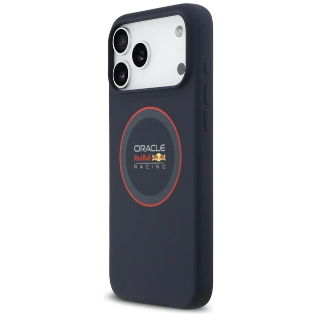 Чохол Red Bull Silicone Red Ring для iPhone 17 Pro Max Navy with MagSafe (RBHMP17X24SIILVR) - зображення 2
