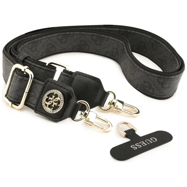 Универсальный ремешок Guess Universal CBDY 4G Tether Patch Strass Metal Logo Black (GUUCNP4DGMK) - изображение 2