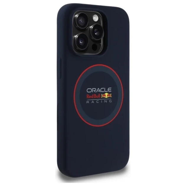 Чохол Red Bull Silicone Red Ring для iPhone 14 Pro Navy with MagSafe (RBHMP14L24SIILVR) - зображення 4