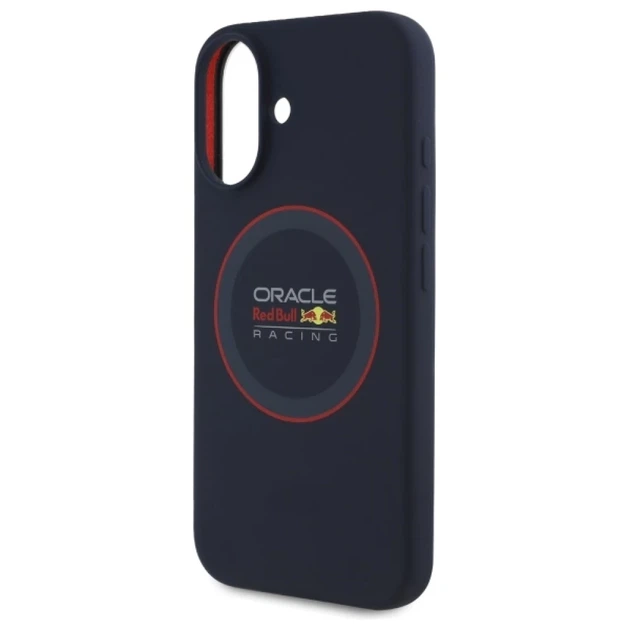 Чохол Red Bull Silicone Red Ring для iPhone 16 Plus Navy with MagSafe (RBHMP16M24SIILVR) - зображення 6