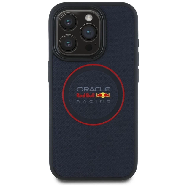 Чохол Red Bull Leather Red Ring для iPhone 15 Pro Max Navy with MagSafe (RBHMP15X24PUILVR) - зображення 3