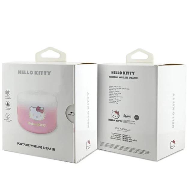 Колонка Bluetooth Hello Kitty Electroplate Gradient Pink (HKWSBT6GKEP) - изображение 4