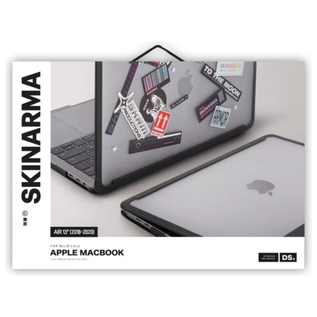 Чехол Skinarma Henko для MacBook Air 13" (2018-2020) Frost Clear (SK-MBA13-HENBLK537) - Фото 3 Чехол Skinarma Henko для MacBook Air 13" (2018-2020) Frost Clear (SK-MBA13-HENBLK537) - изображение 3