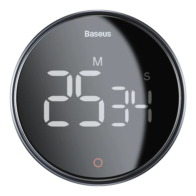 Таймер Baseus Heyo Rotation Countdown Timer Pro Grey (FMDS000013) - Фото 2 Таймер Baseus Heyo Rotation Countdown Timer Pro Grey (FMDS000013) - изображение 2