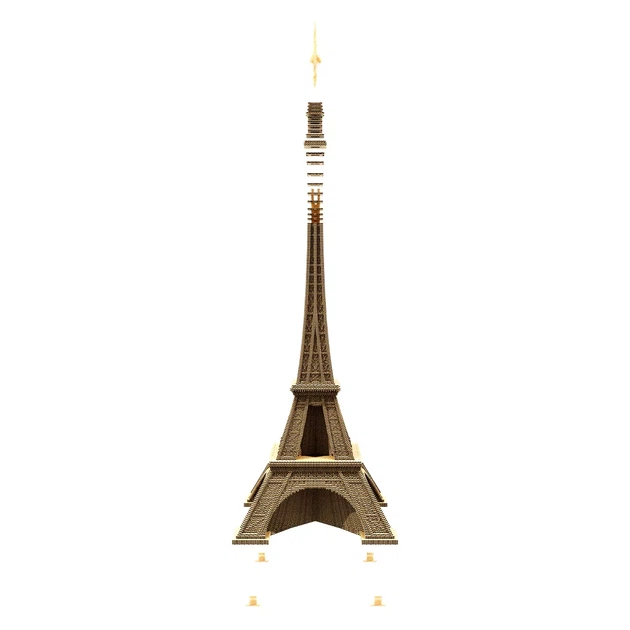 3D пазл Cartonic Eiffel Tower (CARTEIFF) - зображення 5