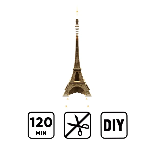 3D пазл Cartonic Eiffel Tower (CARTEIFF) - зображення 6