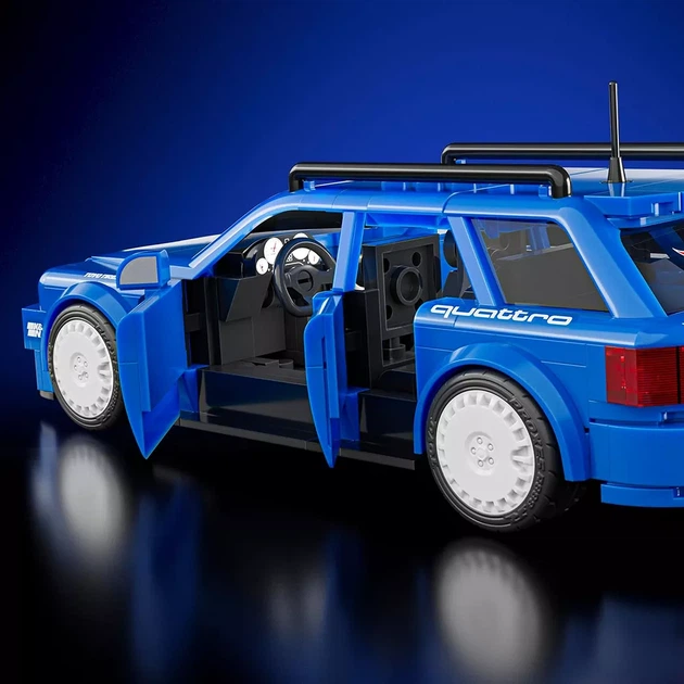 Машинка-конструктор Hot Wheels Brick Shop Speed Audi (JGR28) - изображение 5