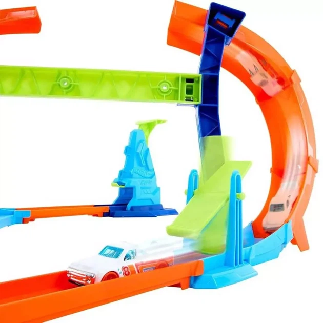 Игровой набор Hot Wheels Чемпион невероятных прыжков (JLM91) - Фото 2 Игровой набор Hot Wheels Чемпион невероятных прыжков (JLM91) - изображение 2