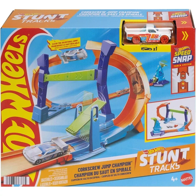 Игровой набор Hot Wheels Чемпион невероятных прыжков (JLM91) - Фото 4 Игровой набор Hot Wheels Чемпион невероятных прыжков (JLM91) - изображение 4