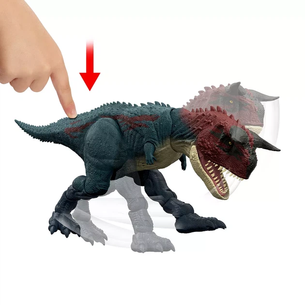 Интерактивная игрушка Jurassic World Заряженная атака Карнотавра (JKG85) - Фото 4 Интерактивная игрушка Jurassic World Заряженная атака Карнотавра (JKG85) - изображение 4